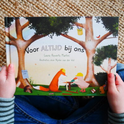 Prentenboek Voor Altijd bij ons over verlies van kind