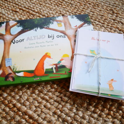 Prentenboek Voor ALTIJD bij ons & kaartenset